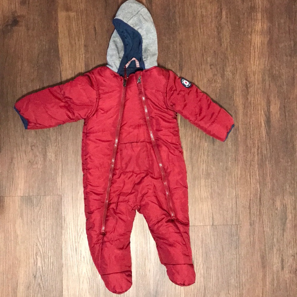 Ben Sherman baby snowsuit onesie 6/9 months